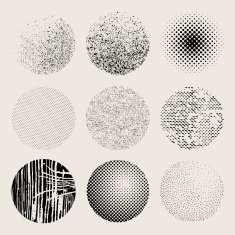 Textured effects circles N2
