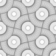 Seamless Pattern Concentric Circles