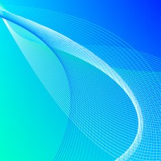 Abstract background with blue and green lines