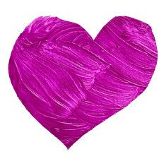 Watercolor painted heart vector element for your design N10