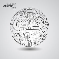 Circuit board planet eps 10 N5