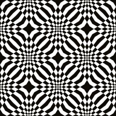 Seamless black and white geometric vector background