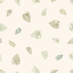 grungy leaves seamless pattern N2