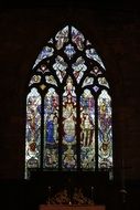 stained glass window in church