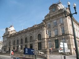 building of the old station in the port city