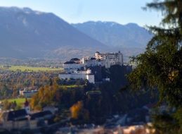 fortress hilltop landscape