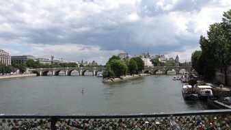 bridge over the hay river in paris