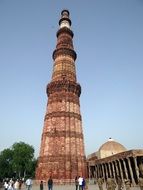 The Qutb Minar is the tallest brick minaret in the world