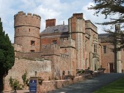 photo of brick castle in England