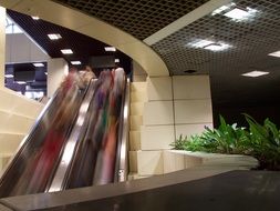 escalator in the mall