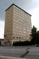 office building in a street in hamburg