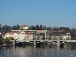 beautiful bridge in Prague