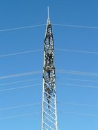 electrical pylon with wires