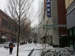 Winter landscape of Philadelphia