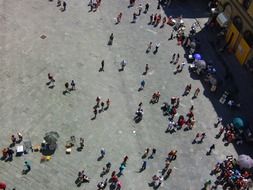 top view of the plaza Florence