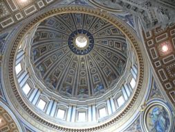 ceiling of the cathedral of St. Peter