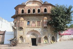 traditional old building, india, haridwar