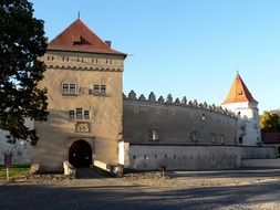 Historical castle in Slovakia city