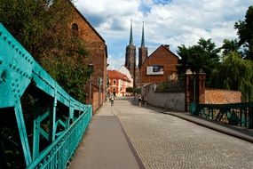 bridge in Wroclaw, Poland