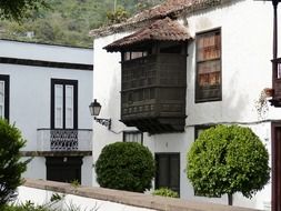 architecture in a village on the island of tenerife