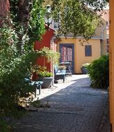 old city in Bornholm, Denmark