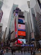 Skyscraper on Times Square in New York