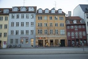 architecture on copenhagen city street