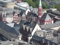 Top view of Frankfurt