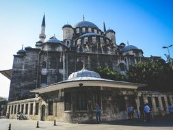 historical Rustem Pasha Mosque in Istanbul