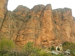 high cliffs in spain