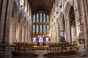 beautiful catholic cathedral interior