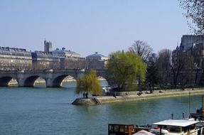 bridge over seine river, france, Paris