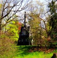 abandoned gothic church