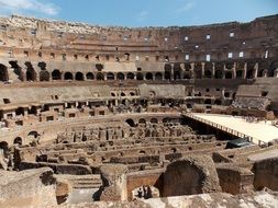 Colosseum building in Rome