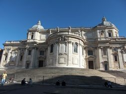 Beautiful architecture of santa maria maggiore