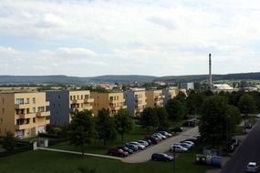 residential complex in the city