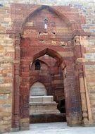Qutab Minar complex of red sandstone