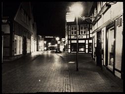 beautiful old town evening