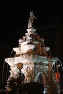 fountain in mumbai, india