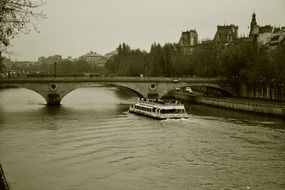 bridge over the river in paris