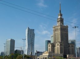 skyscraper in Warsaw, Poland