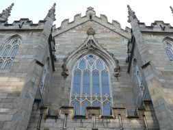 facade of a medieval irish castle