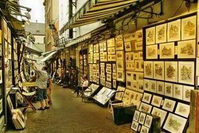 Paintings on a Canada street