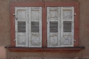 Double wooden glazed windows