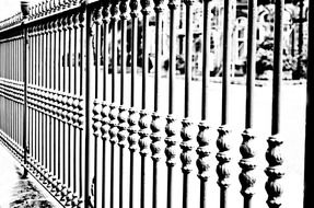 iron fence