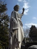 the statue of the Oakland cemetery