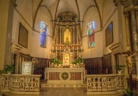 church altar