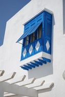 Photo of Blue and white building