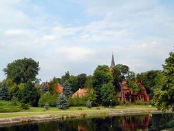 city boulevard in Poland