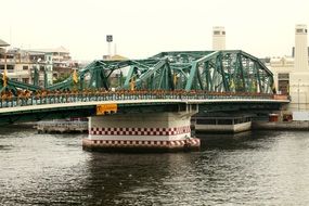 thailand bridge colorful view